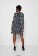 femmes robe de jour noir/multicolore 006BT27 Anna Field - Image 3