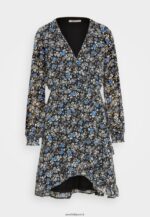 femmes robe de jour noir/multicolore 006BT27 Anna Field - Image 5