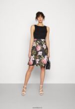 femmes robe de jour noir/noir/rose 006BT15 Anna Field - Image 2