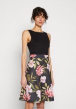 femmes robe de jour noir/noir/rose 006BT15 Anna Field