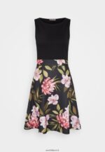 femmes robe de jour noir/noir/rose 006BT15 Anna Field - Image 5
