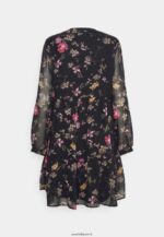 femmes robe de jour noir/rose 006BT2 Anna Field - Image 2