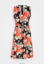 femmes robe de jour noir/rouge 006BT17 Anna Field - Image 5