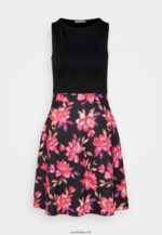 femmes robe de jour noir/rouge/violet 006BT11 Anna Field - Image 5
