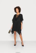 femmes robe de jour noire 006BT12 Anna Field - Image 2