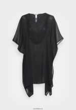 femmes robe de jour noire 006BT12 Anna Field - Image 4