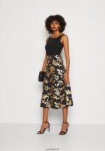 femmes robe de jour noire 006BT24 Anna Field - Image 2