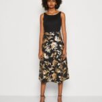 femmes robe de jour noire 006BT24 Anna Field