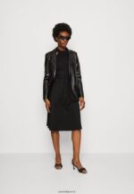 femmes robe de jour noire 006BT26 Anna Field - Image 2