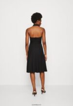 femmes robe de jour noire 006BT26 Anna Field - Image 3