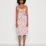 femmes robe de jour rose/rouge 006BT14 Anna Field