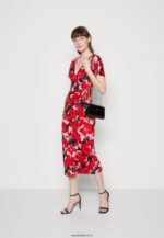 femmes robe de jour rouge/rose 006BT19 Anna Field - Image 2