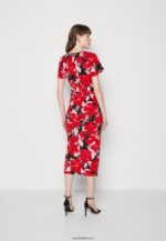 femmes robe de jour rouge/rose 006BT19 Anna Field - Image 3
