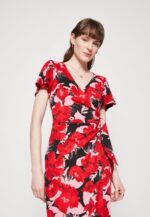 femmes robe de jour rouge/rose 006BT19 Anna Field - Image 4