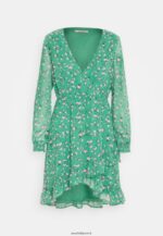 femmes robe de jour vert/multicolore 006BT28 Anna Field - Image 5