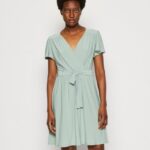 femmes robe de jour verte 006BT6 Anna Field