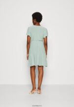 femmes robe de jour verte 006BT6 Anna Field - Image 3