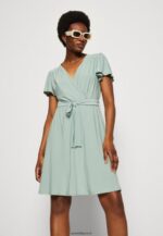 femmes robe de jour verte 006BT6 Anna Field - Image 4