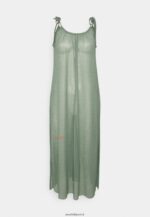 femmes robe de plage simple bretelle accessoire de plage kaki 006BT752 Anna Field - Image 5