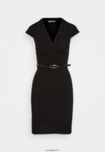 femmes robe droite noire 006BT198 Anna Field - Image 5