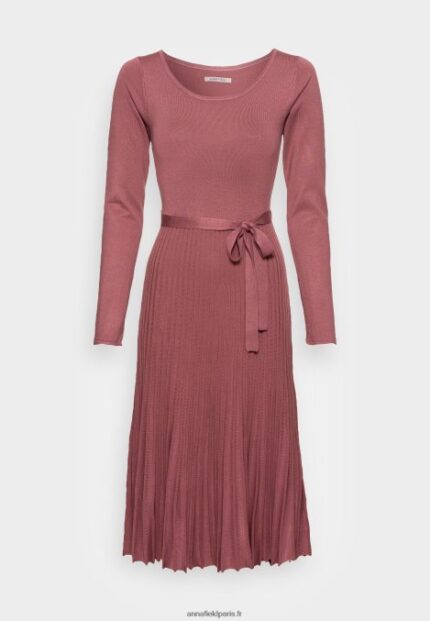 femmes robe pull rose 006BT226 Anna Field