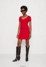 femmes robe pull rouge 006BT231 Anna Field - Image 2