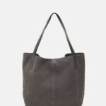 femmes sac à main en cuir anthracite 006BT2303 Anna Field