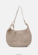 femmes sac à main en cuir taupe 006BT2300 Anna Field