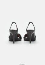 femmes sandales à talons hauts en cuir noir 006BT1265 Anna Field - Image 3