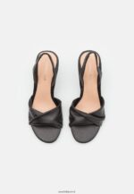 femmes sandales à talons hauts en cuir noir 006BT1265 Anna Field - Image 5