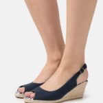 femmes sandales compensées bleu foncé 006BT1473 Anna Field