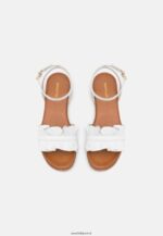 femmes sandales en cuir blanc 006BT1262 Anna Field - Image 6