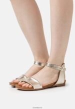 femmes sandales en cuir or 006BT1244 Anna Field