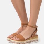 femmes sandales plateforme cognac 006BT1471 Anna Field
