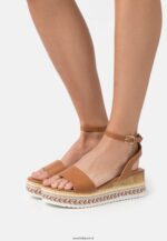 femmes sandales plateforme cognac 006BT1471 Anna Field