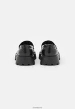 femmes slip on en cuir noir 006BT1791 Anna Field - Image 3