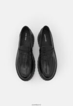 femmes slip on en cuir noir 006BT1791 Anna Field - Image 5