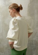 femmes sweat blanc cassé 006BT766 Anna Field