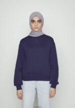 femmes sweat bleu foncé 006BT757 Anna Field
