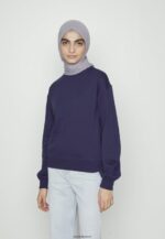 femmes sweat bleu foncé 006BT757 Anna Field - Image 3