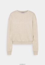 femmes sweat chiné beige 006BT756 Anna Field