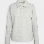 femmes sweat chiné gris clair 006BT762 Anna Field
