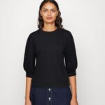 femmes sweat noir 006BT763 Anna Field