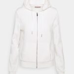 femmes sweat zippé blanc cassé 006BT767 Anna Field