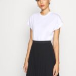 femmes t-shirt basique blanc 006BT246 Anna Field