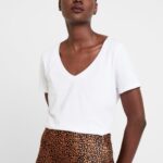 femmes t-shirt basique blanc 006BT247 Anna Field
