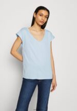 femmes t-shirt basique bleu clair 006BT327 Anna Field - Image 4