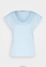 femmes t-shirt basique bleu clair 006BT327 Anna Field - Image 5