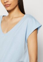 femmes t-shirt basique bleu clair 006BT327 Anna Field - Image 6