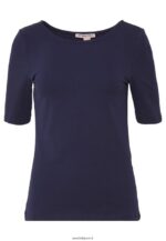 femmes t-shirt basique bleu marine 006BT242 Anna Field - Image 4
